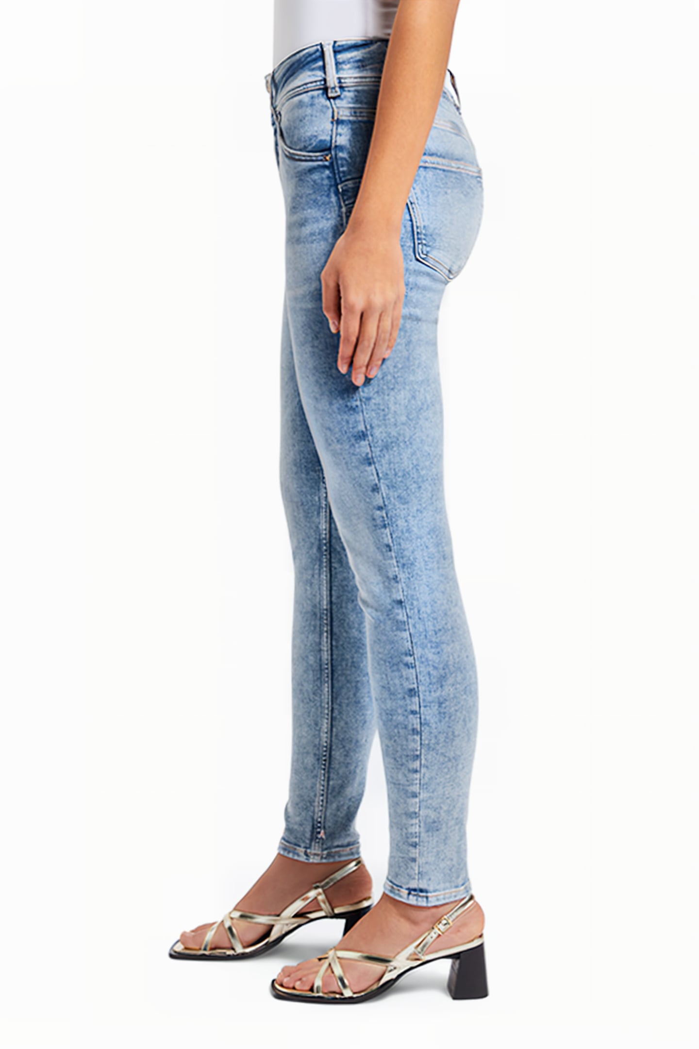 HAUT HIGH RISE SKINNY JEANS RIVER DIP RIVER DIP 6