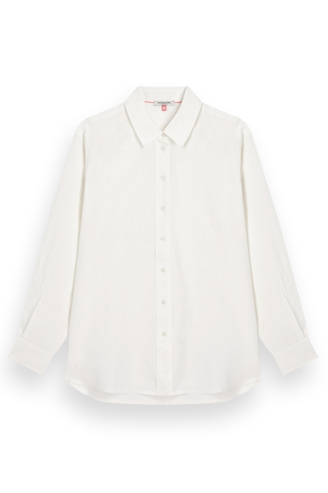 OVERSIZED LINEN FIT SHIRT WHITE 4