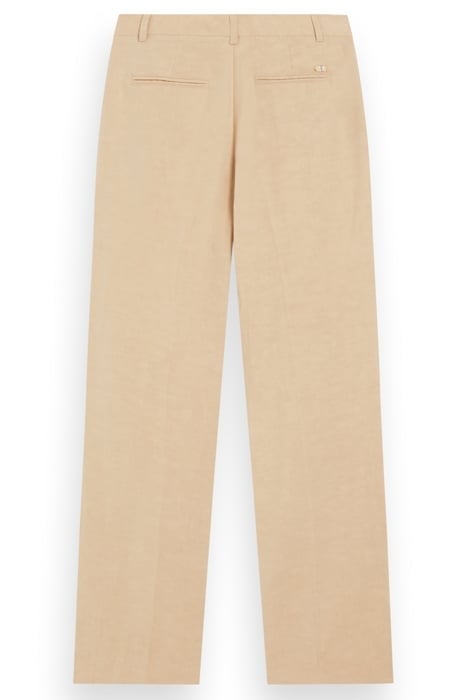 EDIE - HIGH RISE WIDE LEG TROUSERS MOCCA 4