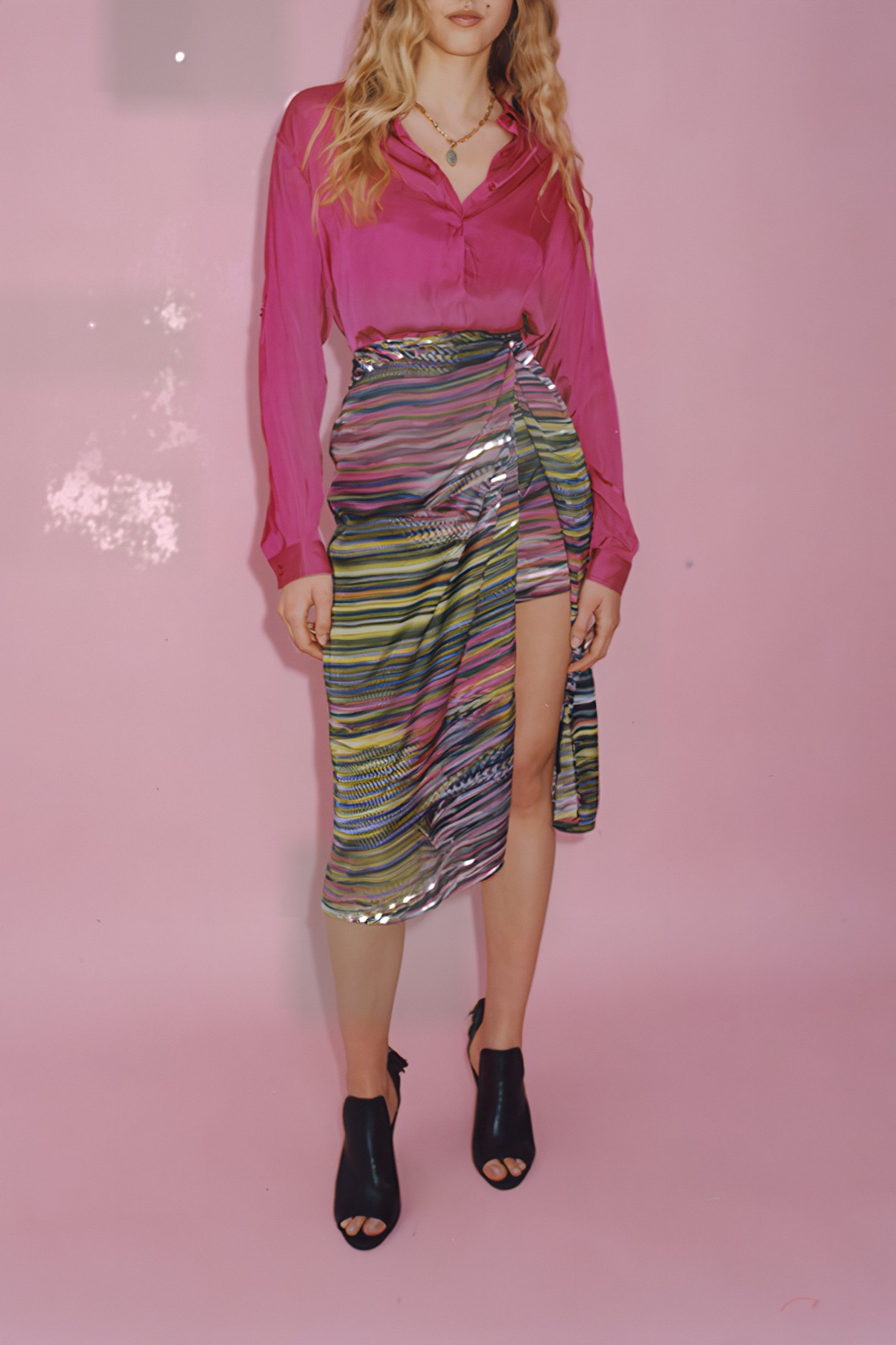 PRINTED AND TIED PAREO SKIRT 6