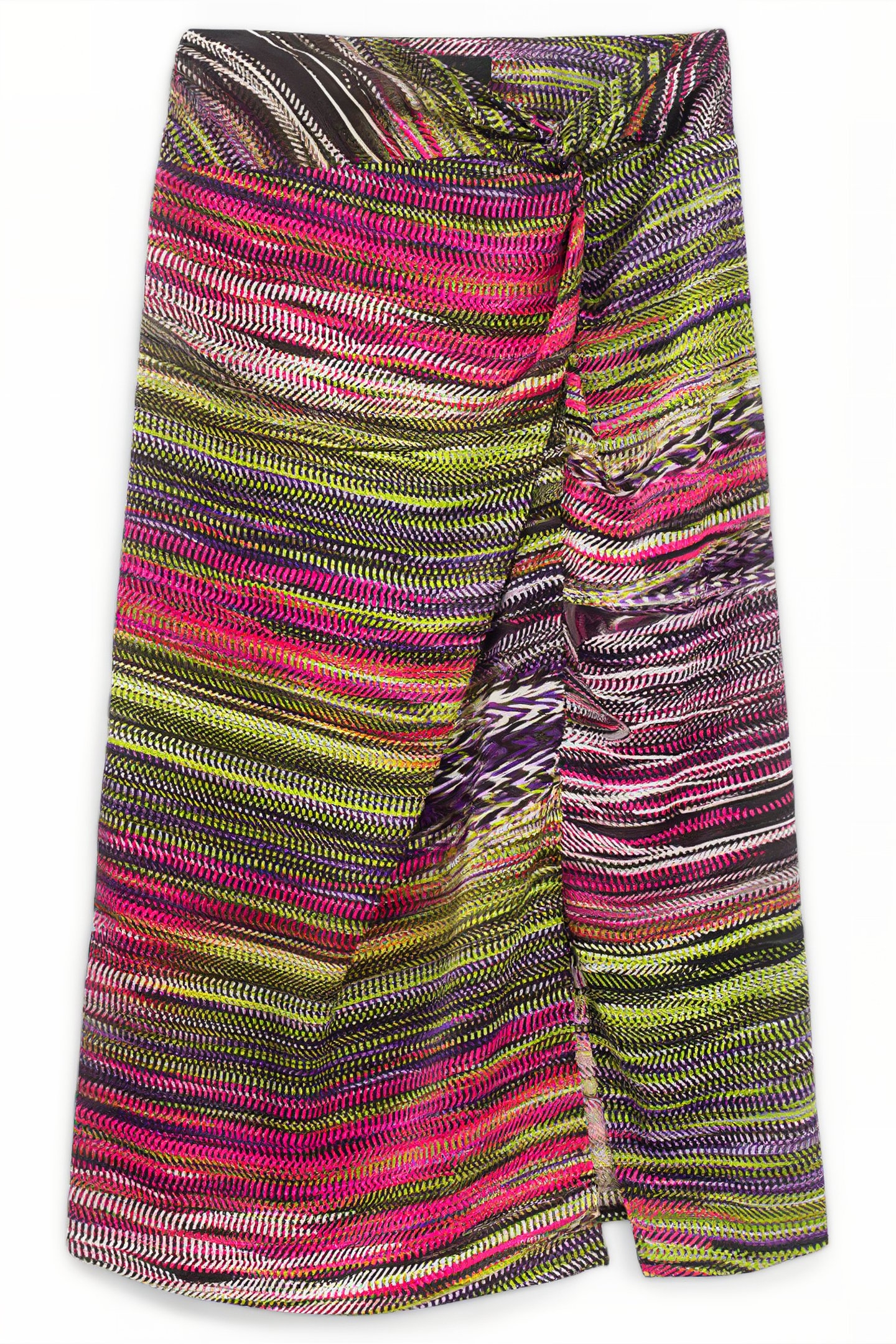 PRINTED AND TIED PAREO SKIRT 4