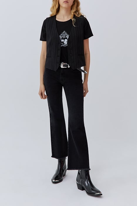 BLACK WINGED SKULL IMAGE T-SHIRT 3