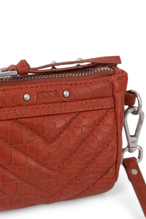 ORANGE CROC-EMBOSSED LEATHER 1440 TOY MINI CASE 4