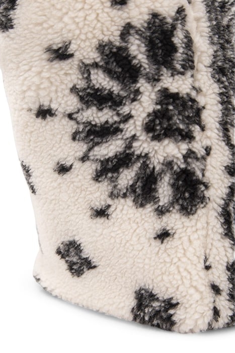 BANDANA MOTIF SHERPA OVERSIZE TOTE BAG 4