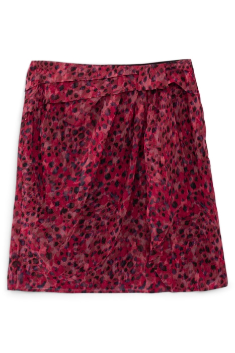 PINK RECYCLED LEOPARD ROCK PRINT SHORT DRESS 4