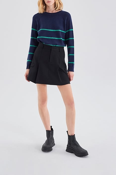 BLACK COMBAT-STYLE SHORT SKIRT 6