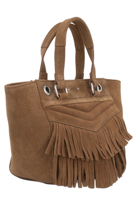 SAND SUEDE FRINGED SMALL 1440 BAG 2