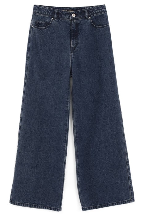 GIRLS’ BLUE WIDE LEG JEANS 1