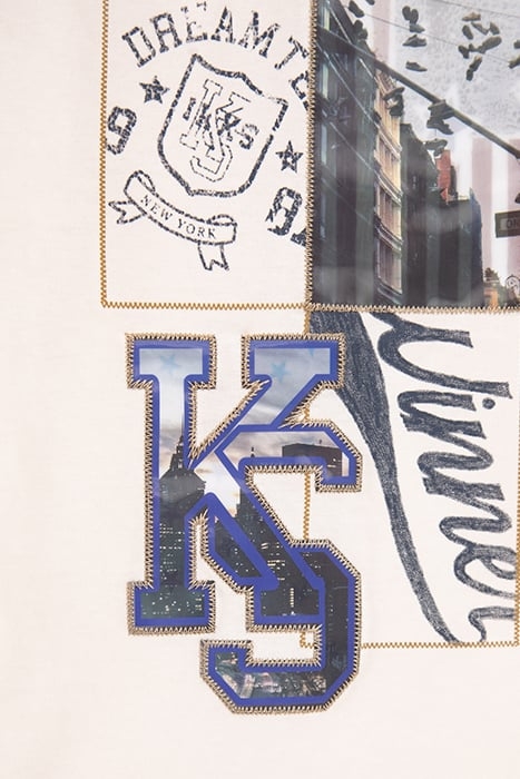 BOYS’ ECRU LENTICULAR IMAGES ORGANIC COTTON T-SHIRT 4