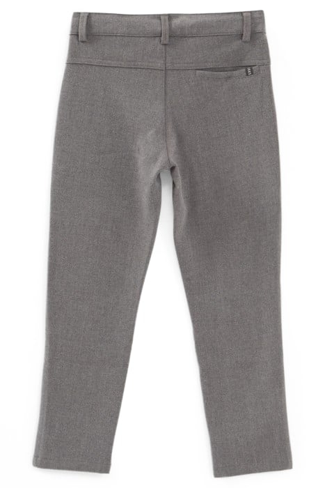 BOYS’ GREY BAGGY TROUSERS WITH COMBAT POCKETS 2