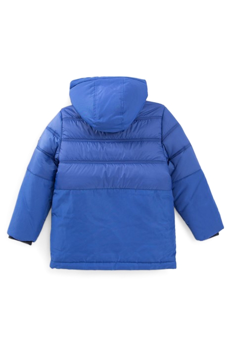 BOYS’ ELECTRIC BLUE QUILTED DETAIL PARKA 2