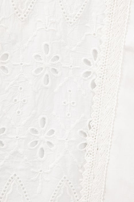 GIRLS’ OFF-WHITE BLOUSE WITH LACE DICKEY 7