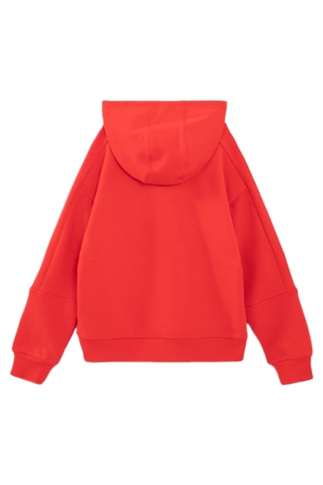 BOYS’ RED RUBBER XL LOGO HOODIE 2