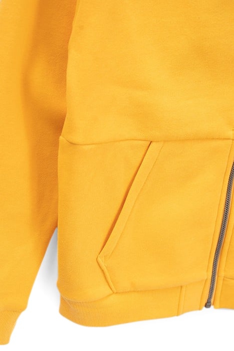 BOYS’ YELLOW CARDIGAN WITH EMBOSSED SLOGAN ON SLEEVE 6