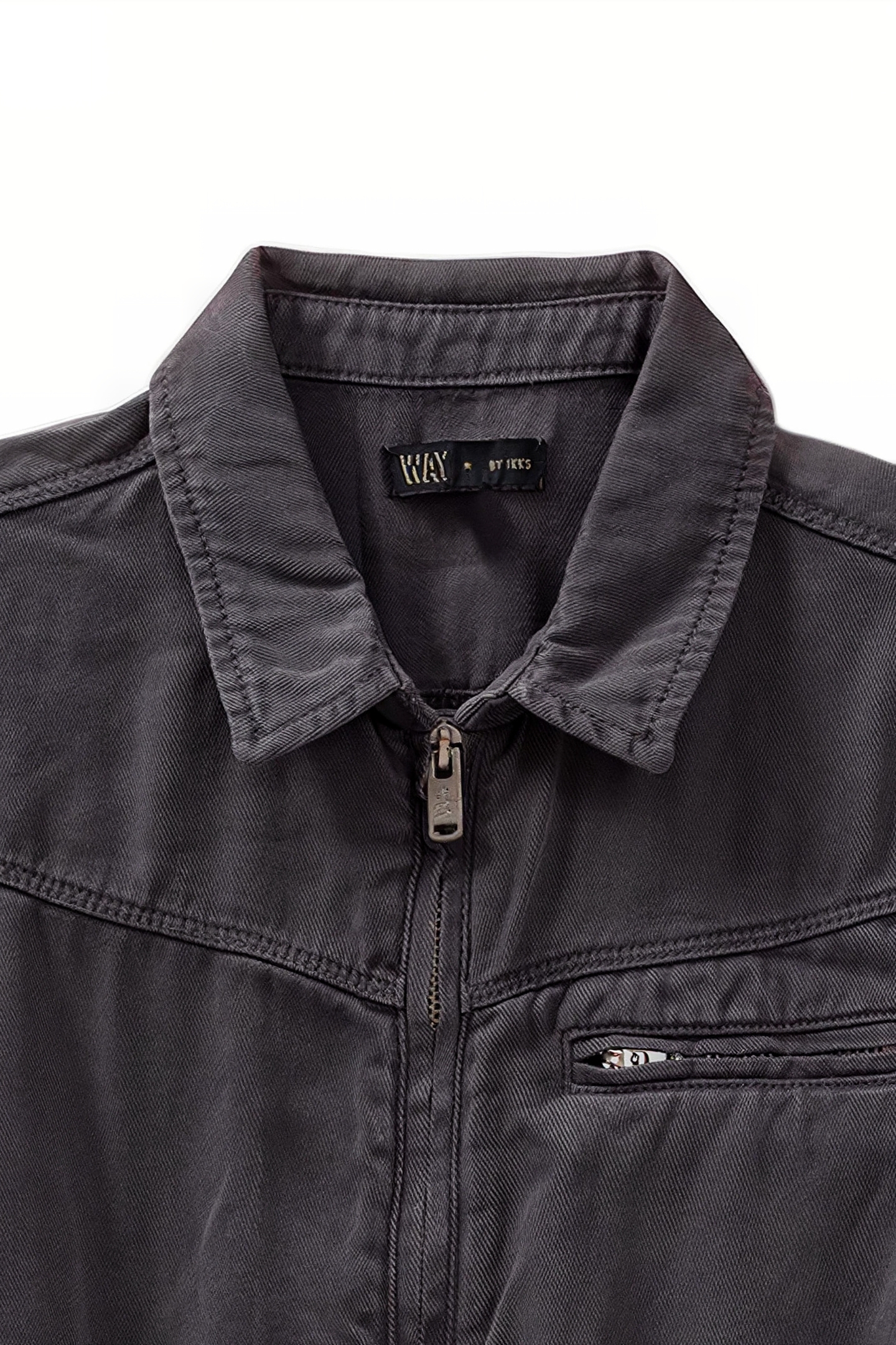 GIRLS’ GREY LYOCELL® ZIPPED JUMPSUIT 4