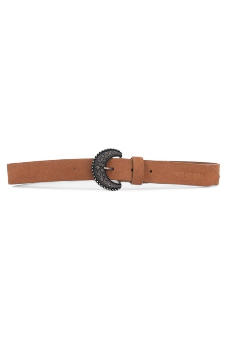 GIRLS’ CAMEL SUEDE BELT WITH DECORATIVE BUCKLE 2