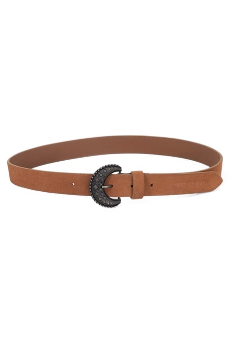 GIRLS’ CAMEL SUEDE BELT WITH DECORATIVE BUCKLE 3