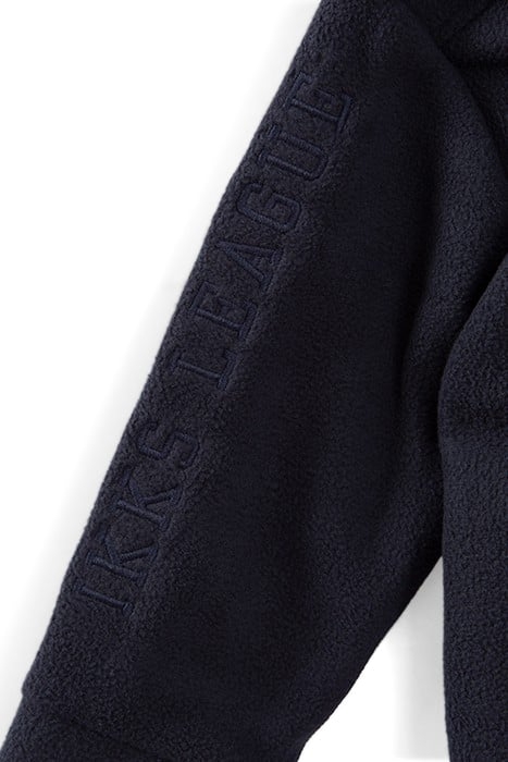 BABY BOYS’ NAVY FLEECE HOODED CARDIGAN 4
