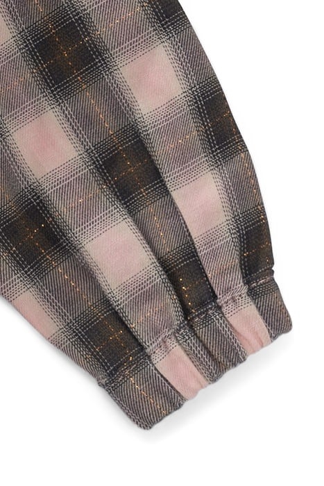 BABY GIRL’S GREY CHECK SHIRT-DRESS 5