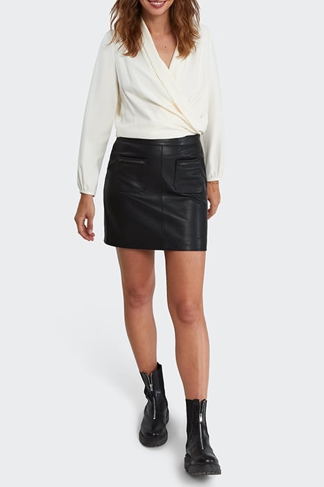 OFF-WHITE SHAWL COLLAR BLOUSE 3