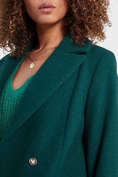 IMPERIAL GREEN PEA COAT-STYLE COAT 5