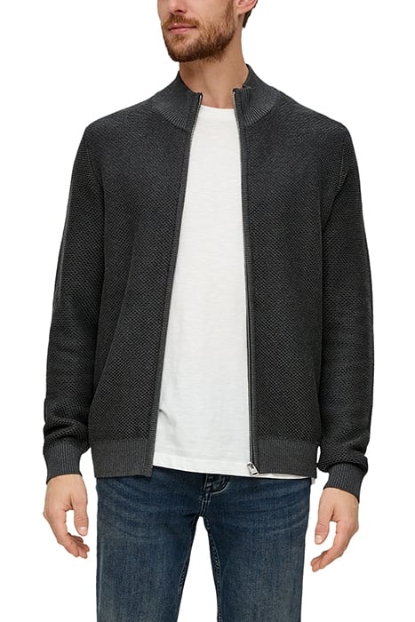 S.OLIVER PULLOVER GREY/BLACK 1