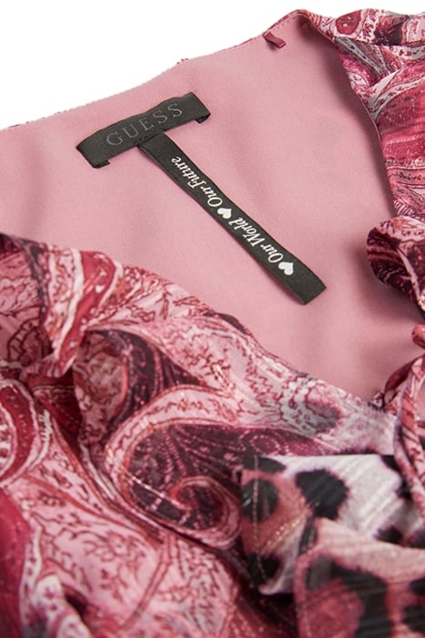 LS LACE UP FLARED LU PURPLE KASHMIR PRINT 7