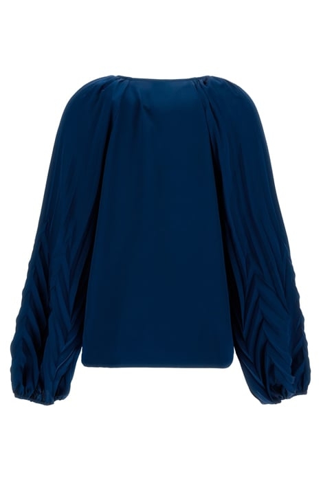 MARCIANO BY GUESS CAMERON BLOUSE BLUE OPAL 2
