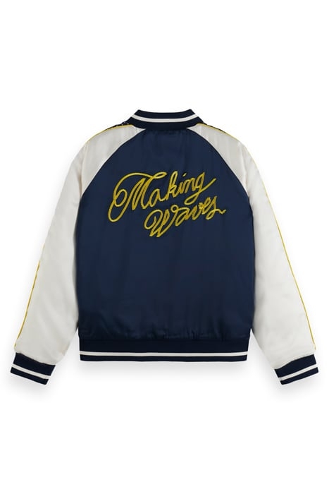 EMBROIDERED BOMBER WITH CONTRAST DETAIL NIGHT 5