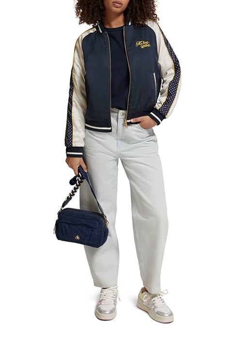 EMBROIDERED BOMBER WITH CONTRAST DETAIL NIGHT 3