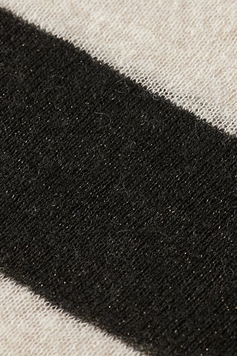 BLOCK STRIPE RAGLAN PULLOVER BLACK STRIPE 3