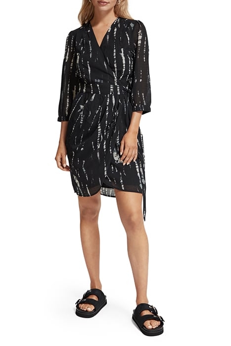 MINI WRAP DRESS TIE DYE ROPE 3