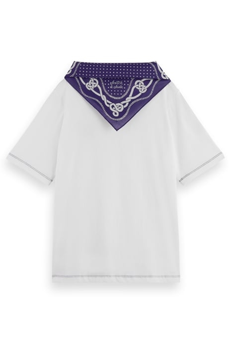 BANDANA RELAXED FIT T-SHIRT WHITE 5