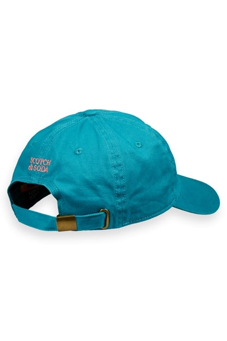 TWILL LOGO CAP PETROL BLUE 2