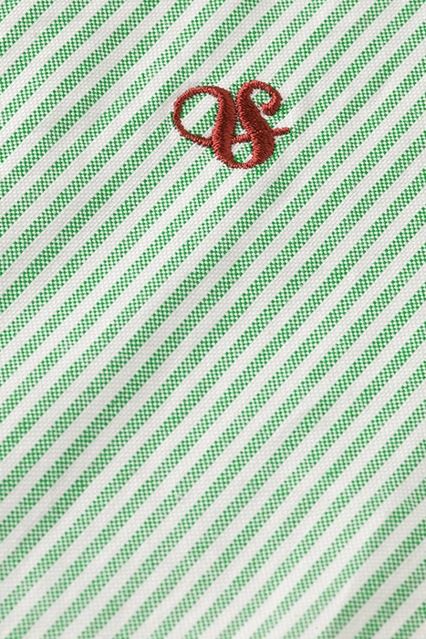 ESSENTIAL OXFORD STRIPE SEAFOAM / WHITE STRIPE 3