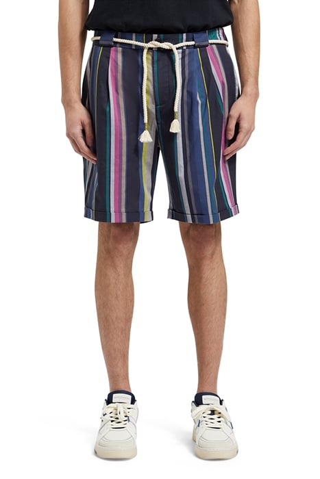 TWILT - BLANKET-STRIPED COTTON BLACK MULTI STRIPE 1