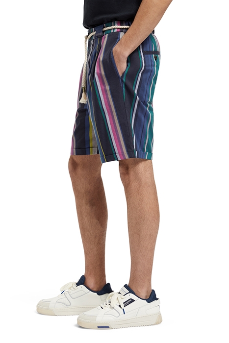 TWILT - BLANKET-STRIPED COTTON BLACK MULTI STRIPE 5