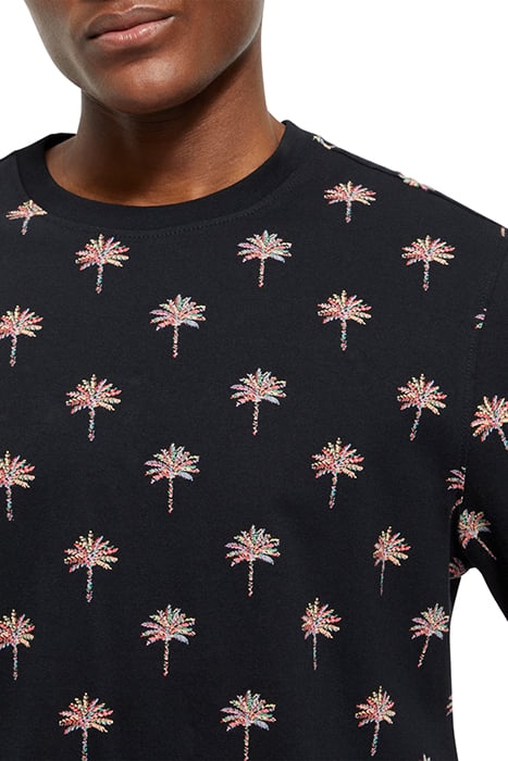 MINI AOP T-SHIRT BLACK 5