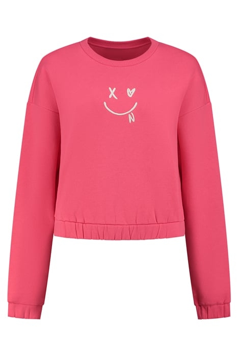 SUNDAY SWEATER HOT PINK 1