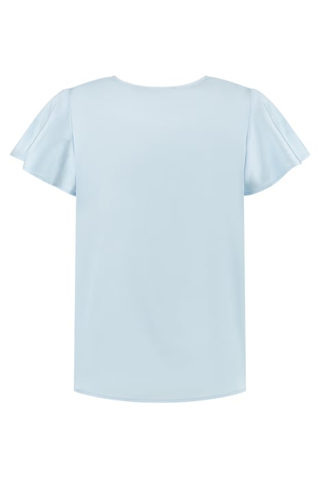 SERA SHORT SLEEVE TOP PEBBLE BLUE 2