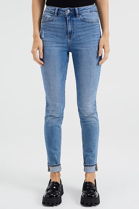 5-POCKET HIGH RISE BLUE 1