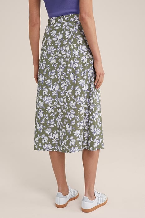 SKIRT MEDIUM LENGTH OLIVE GREEN 2