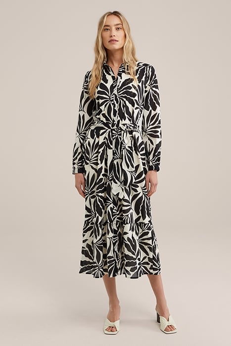 DRESS MID LENGTH BLACK 1