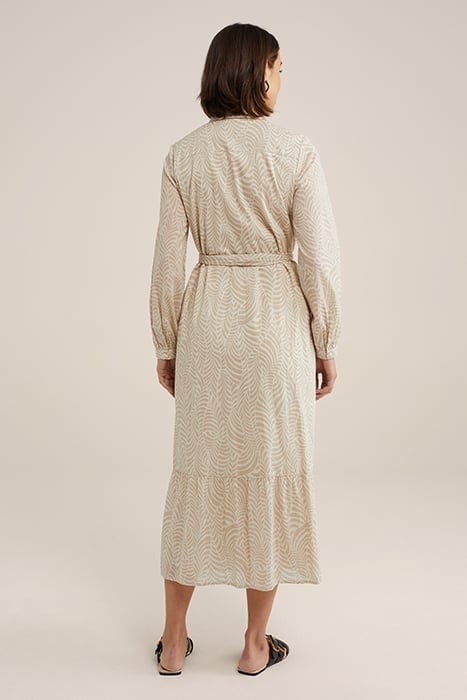 DRESS MID LENGTH BEIGE 2