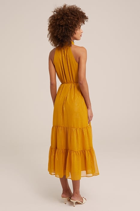 DRESS MID LENGTH MUSTARD YELLOW 2