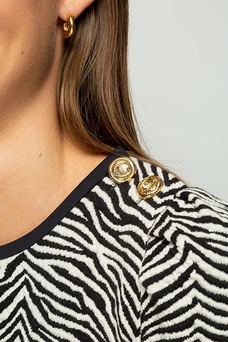 ZEBRA GOLD MINI BLACK/ECRU 5