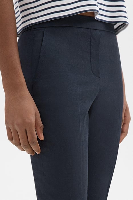 TREECA PULL-ON PANT IN GOOD LINEN CONCORD 4
