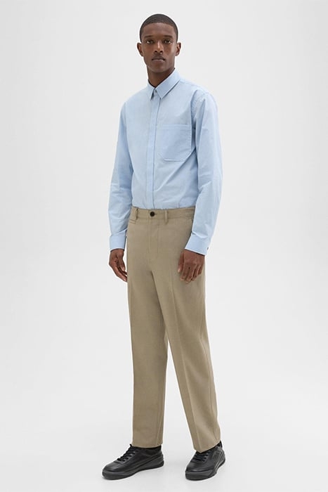 RELAXED VIRGIN WOOL PANT LIGHT QUARRY 1