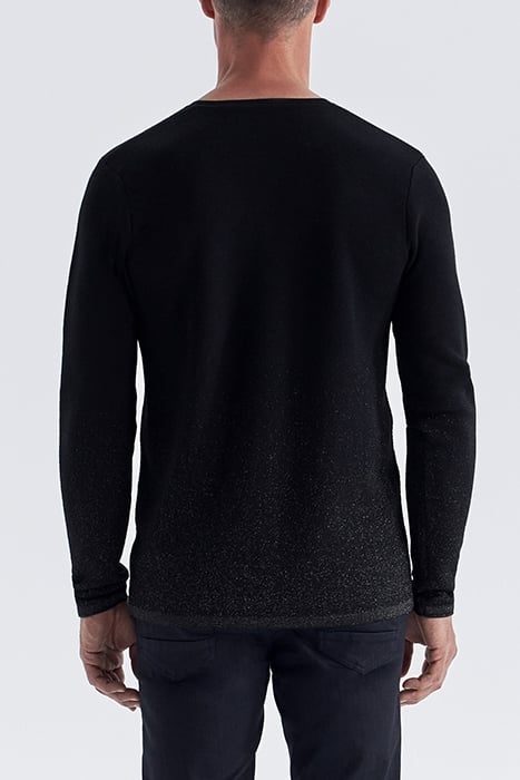 BLACK KNIT PURE EDITION SWEATER, GOLD LUREX BLACK 2