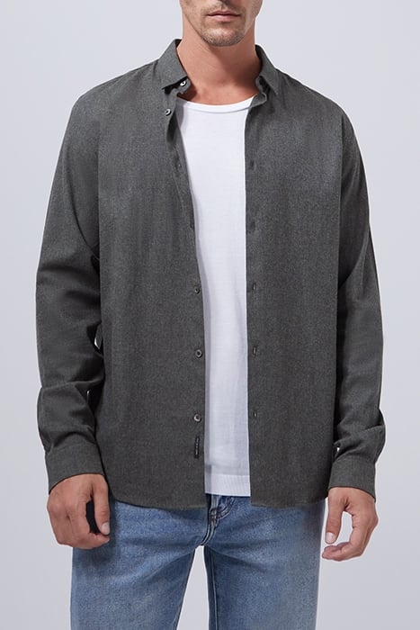 KHAKI FLANNEL REGULAR SHIRT KHAKI 1